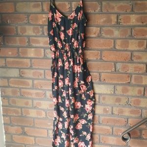 Floral Jumpsuit Dress